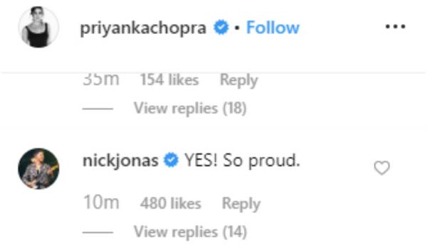 Priyanka Nick Ig Comment