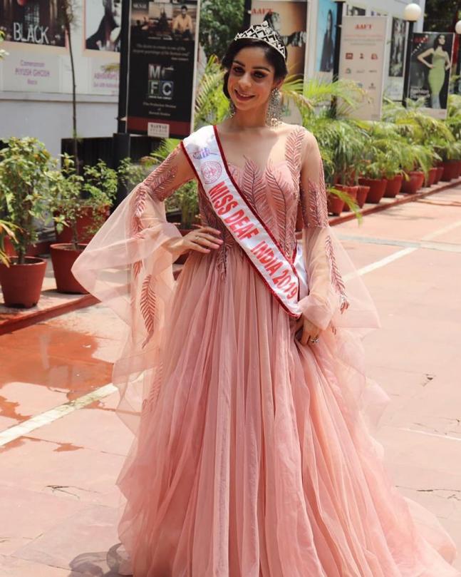 Vidisha Baliyan Becomes First Indian To Win Miss Deaf World 2019 ...