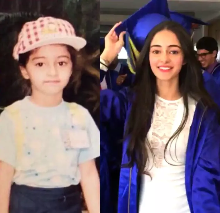ananya pandey childhood pics