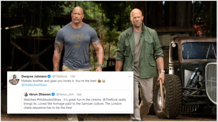 Dwayne Johnson in Hobbs & Shaw.