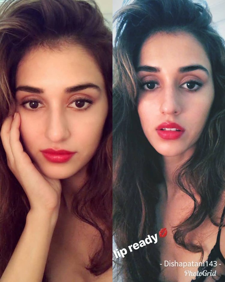 Disha Patani’s bold red lips is to die for, netizens are going mad over