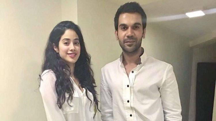 Janhvi Kapoor and Rajkummar Rao in RoohiAfza