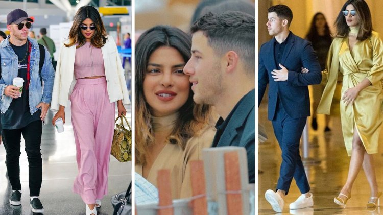 nick jonas priyanka chopra at Beauty and the beast live performance
