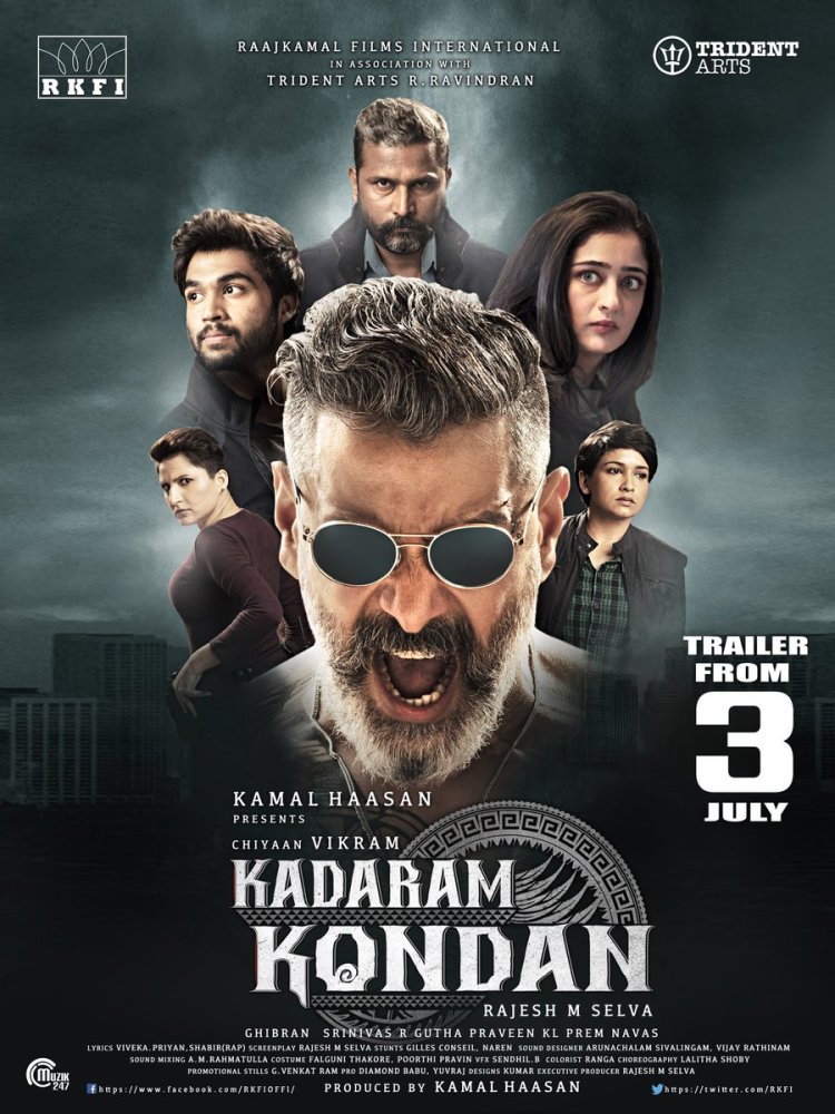 Vikram Kadaram Kondan Trailer Release Posters