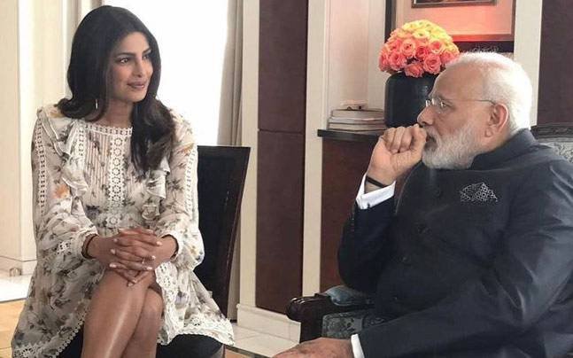 priyanka chopra meets narendra modi