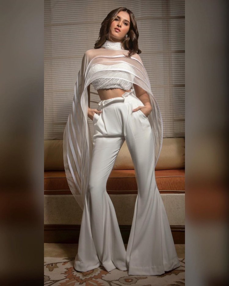 Tara Sutaria Aces Neon Trend