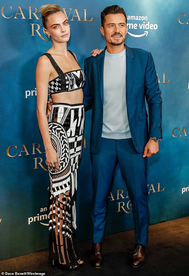 Orlando Bloom and Cara