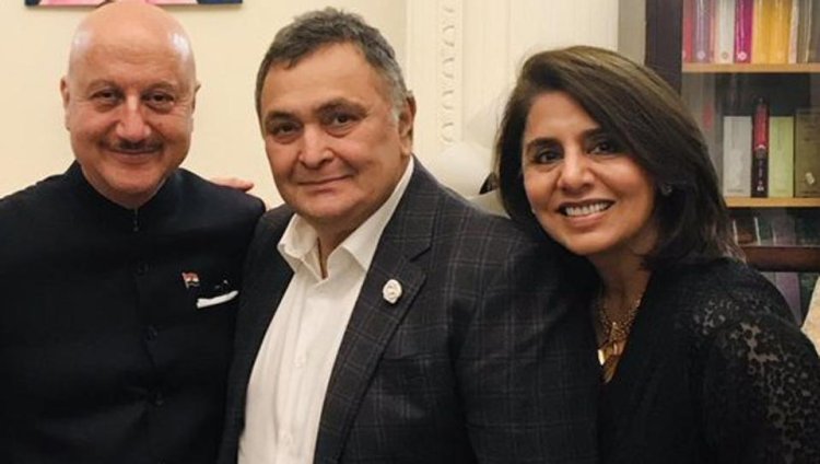 Anupam Kher says about Rishi Kapoor return to India this week.