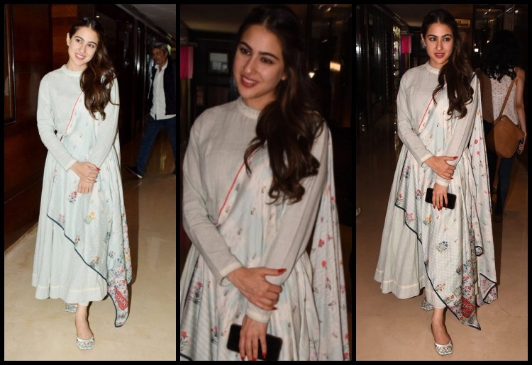 Sara Ali Khan Anarkali Style Suit Wgzjnz 339c