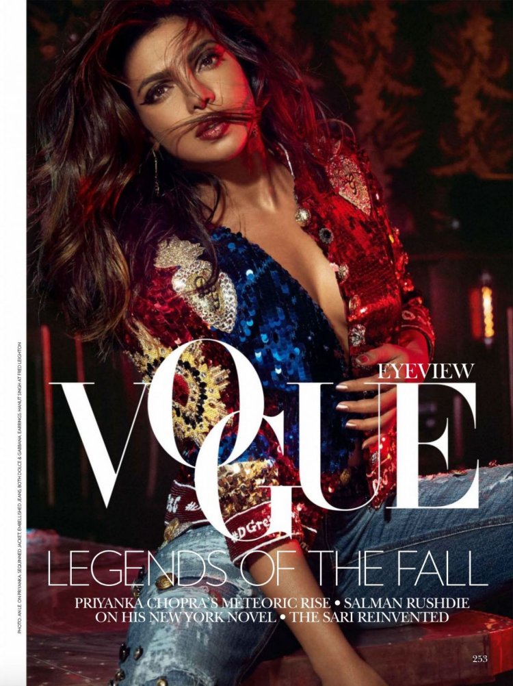 Priyanka Chopra For Vogue Magazine India September