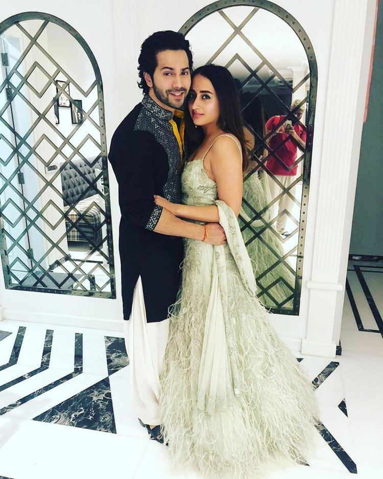 Varun Dhawan Natasha Dalal 3 Instagram 2bed