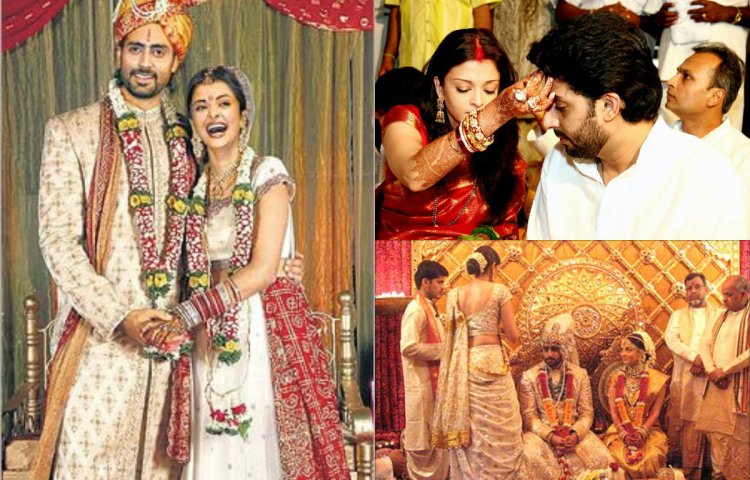 Bollywood actresses Aishwarya Rai Bachchan wedding