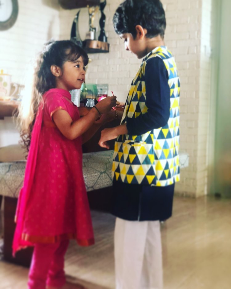 Ayushmann Khurrana with his child