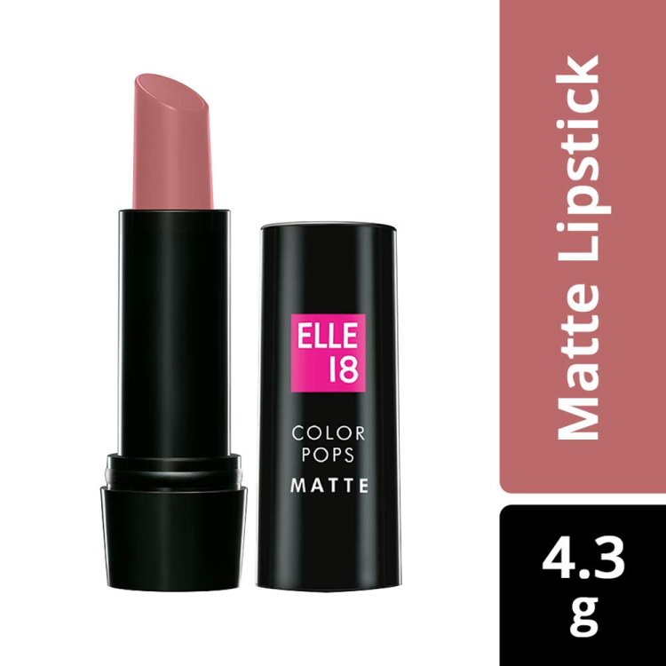Elle 18 Color Pops Matte Lipstick Shade Nude Fix