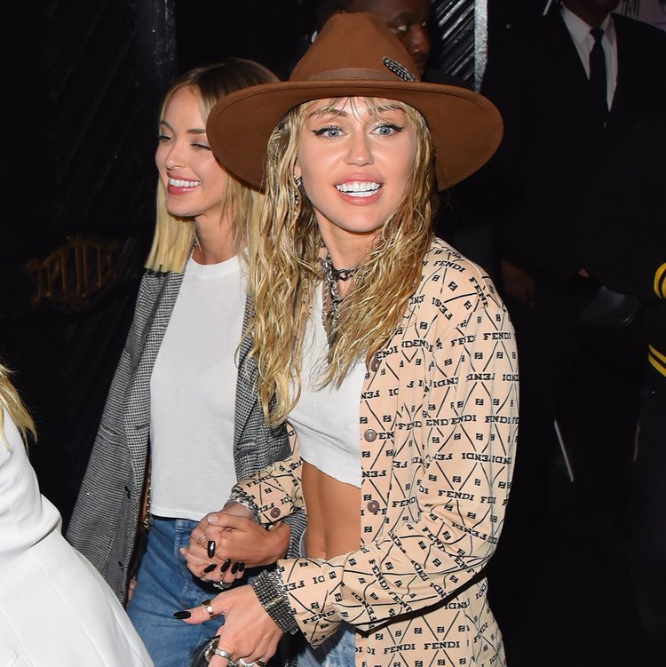 Kaitlynn Carter And Miley Cyrus Seen Out And About