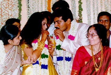 Ajith Shalini Marriage Photos 1