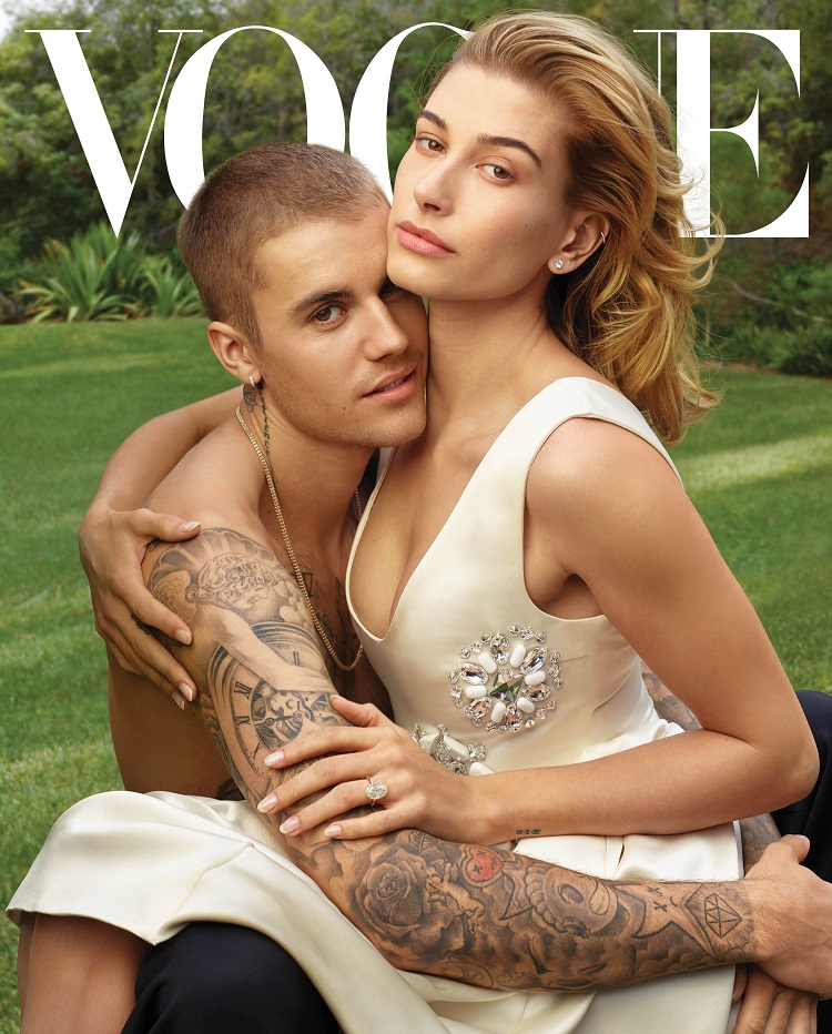 Justin Bieber Hailey Bieber Vogue Cover March 2019