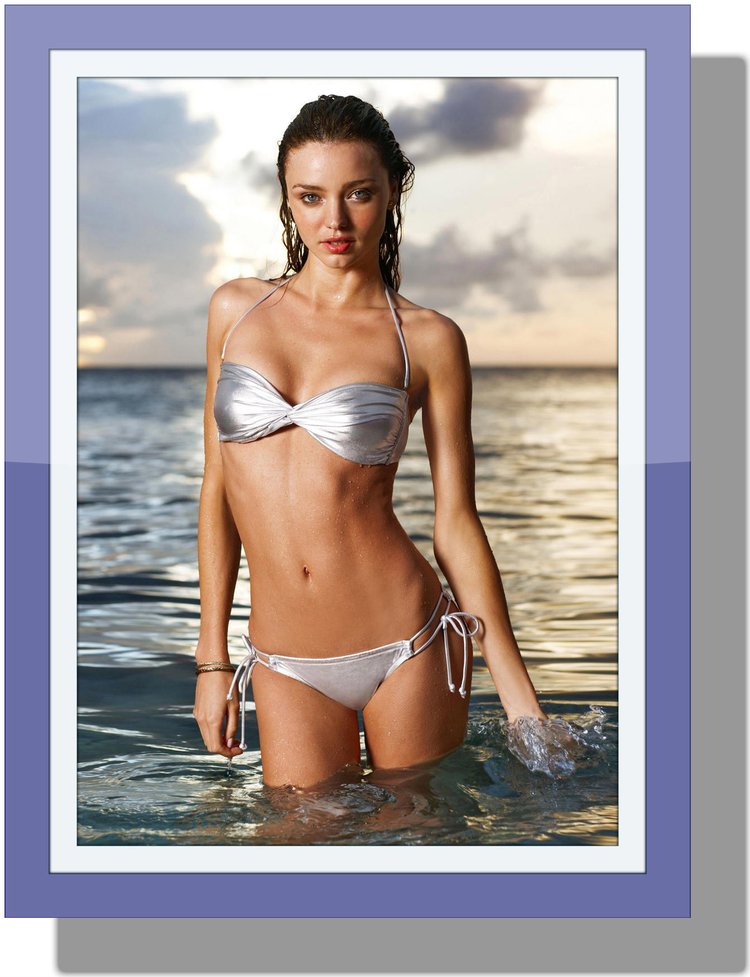 Miranda Kerr Sexy In Lingerie Photoshoot With Bord