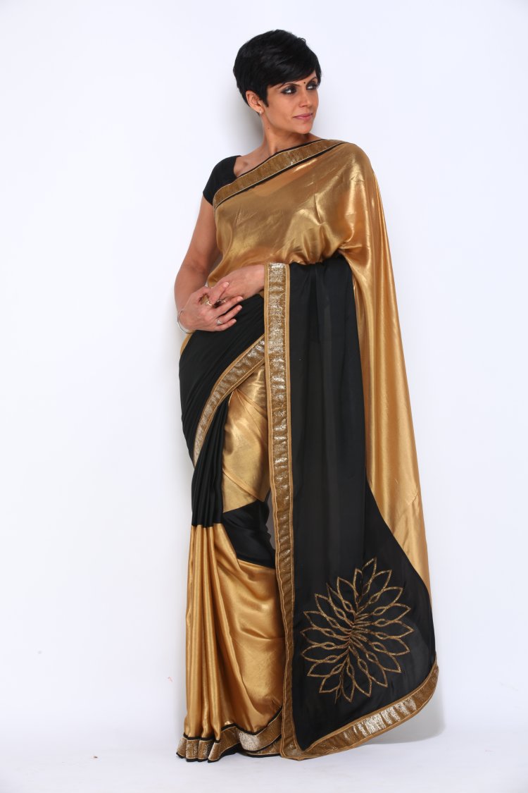 Mandira Bedi saree