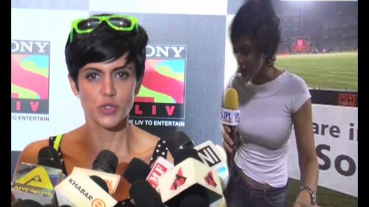 Mandira Bedi on cricket show