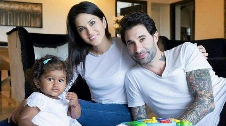 Sunny Leone And Daniel Weber With Daughter 1830