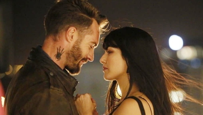 Sunny Leone Marc Buckner In A Scene From Karenjit