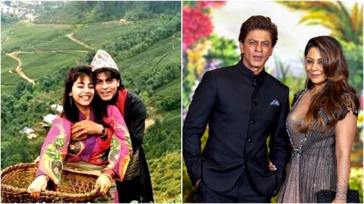 Shah Rukh Khan and wife