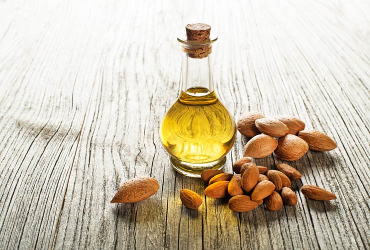 almond oil to get rid of eye dark circles