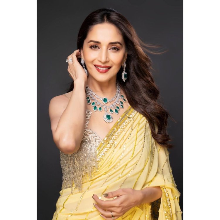 Madhuri Dixit Oozes Elegance And Glamour In A Yell
