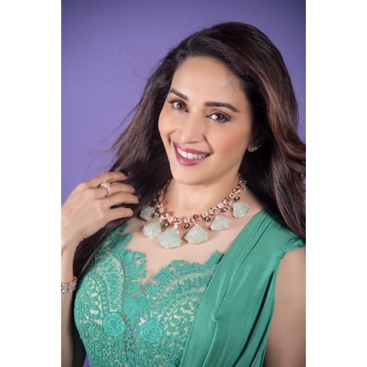 Madhuri Dixit Oozes Elegance And Glamour In A Yell