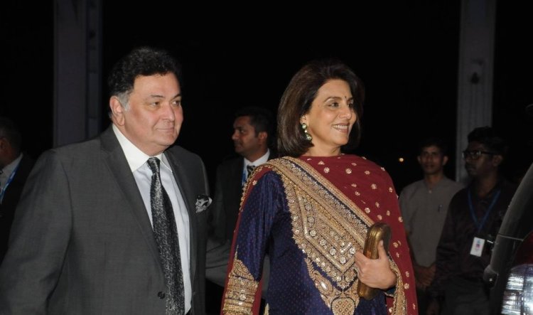 Rishi Kapoor Neetu Kapoor At Kush Sinhas Wedding R