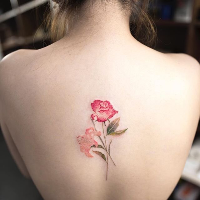 Watercolor tattoos