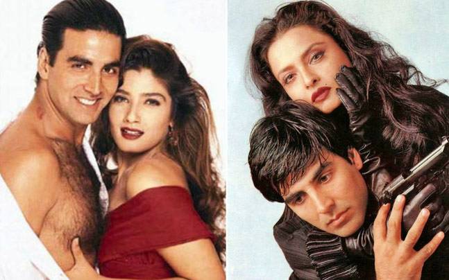 Kết quả hình ảnh cho Akshay Kumar and Rekha