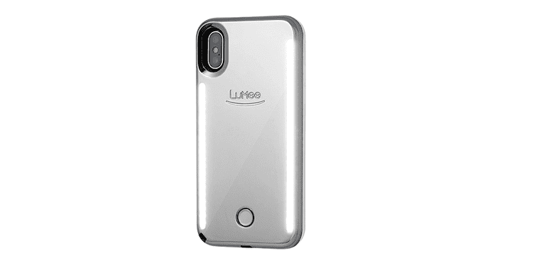 1543521602 Lumee Iphone Xm Duo Silver Mirror Angle