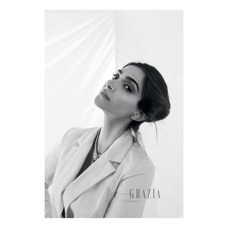 Actress Sonam Kapoor Glamour Stills From Grazia In