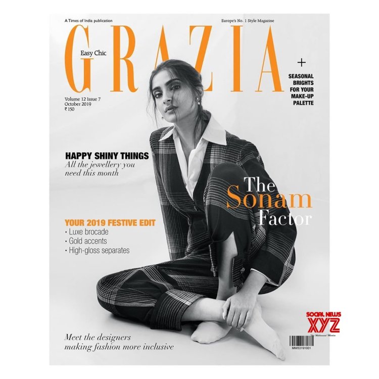 Actress Sonam Kapoor Glamour Stills From Grazia In