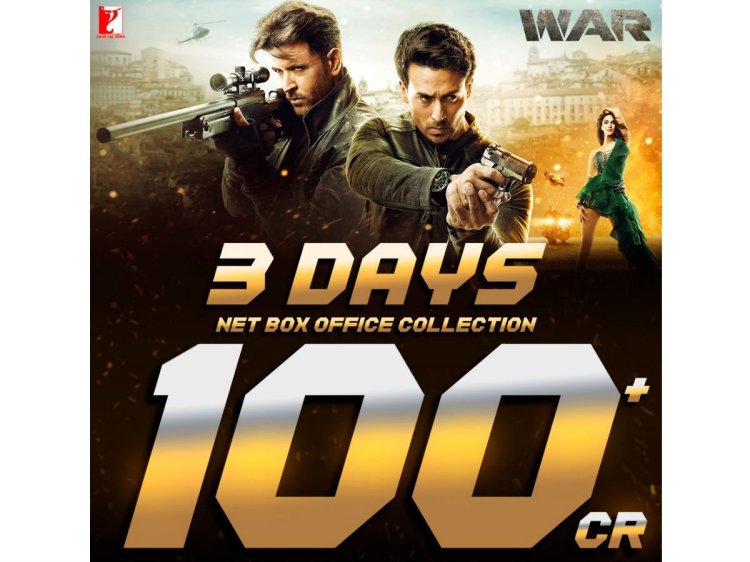 war box office collection day 3
