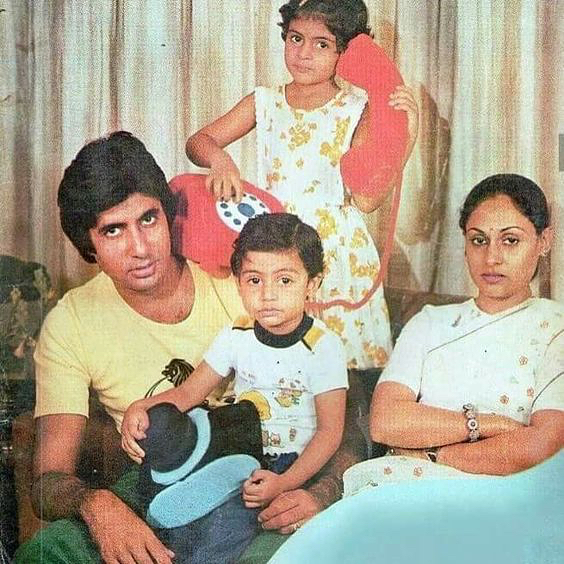 Amitabh Bachchan and family