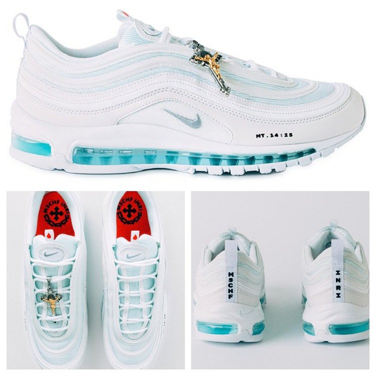 There were only 24 pairs of the Air Max 97 Jesus shoes