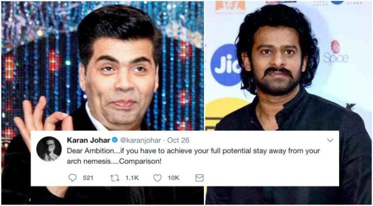 karan johar and prabhas