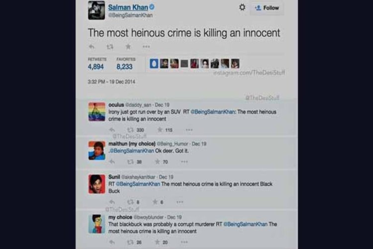 Salman controversial tweet