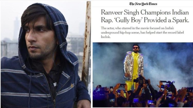 Ranveer Singh on The New York Times.