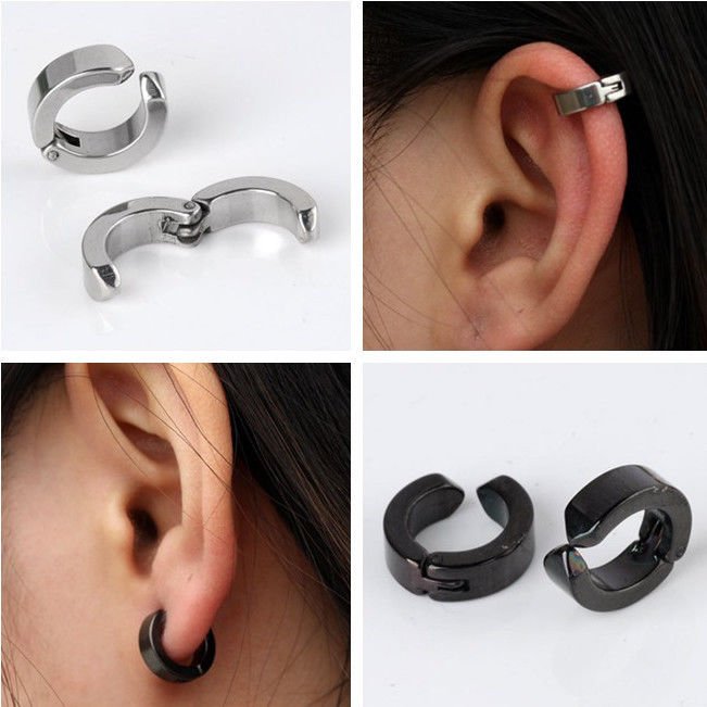 Clip-on earrings style for men