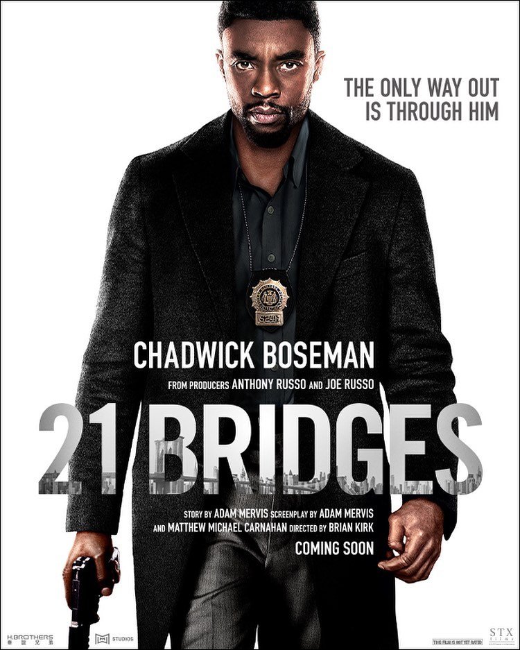 upcoming Hollywood movies in November: 21 Bridges