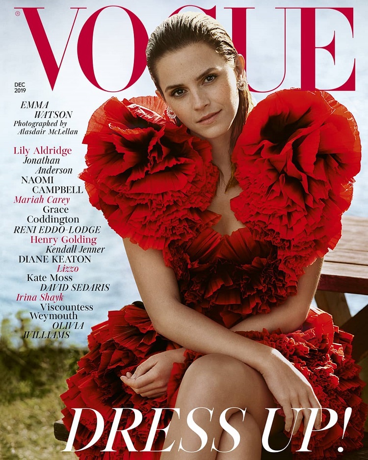 Emma Watson looks exactly like an English Rose 