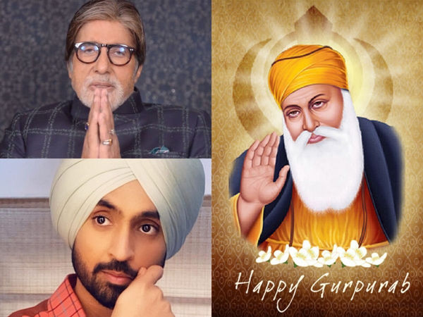 Guru Nanak Jayanti celeb wishes