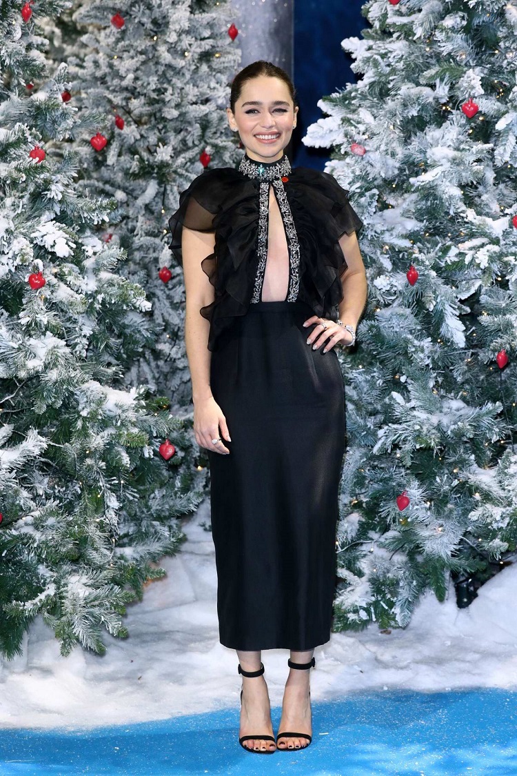 Emilia Clarke Attends The Uk Premiere Of Last Chri