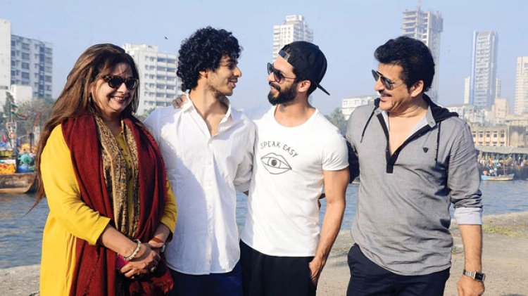 Ishaan Khatter And His Parents