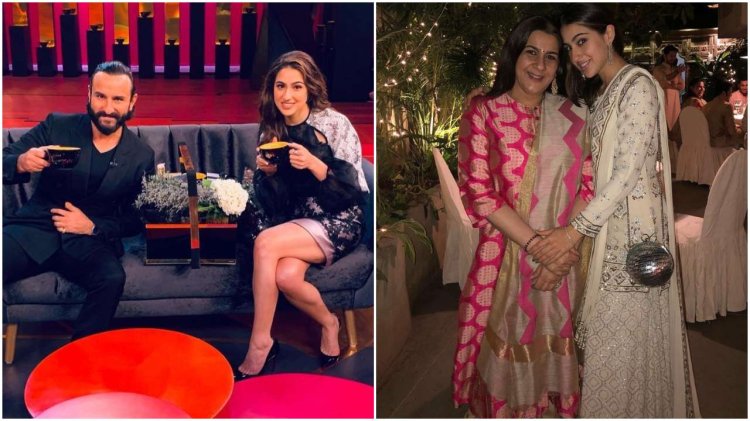 Sara Ali Khan With Her Parent