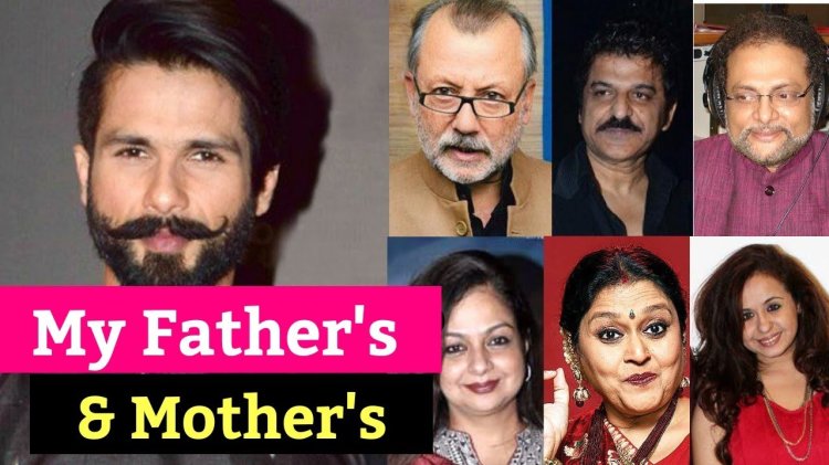 Shahid Kapoor With His Parents